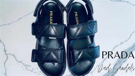 dad sandals prada|prada chunky heel sandal.